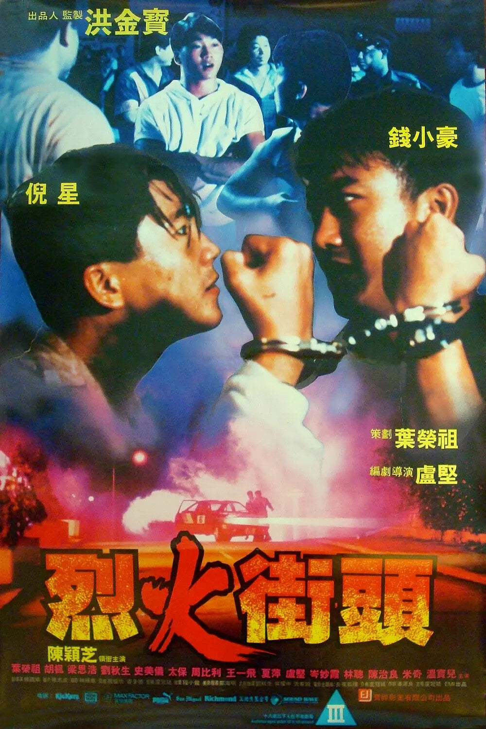 Chinese Into the Fire Chinese Cantonese Language Chin Siu-Ho/Collin Chou DVD