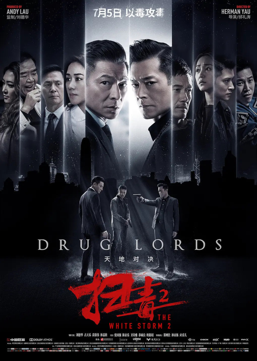 The White Storm 2: Drug Lords Chinese Cantonese Language DVD Qiu Litao/ Andy Lau